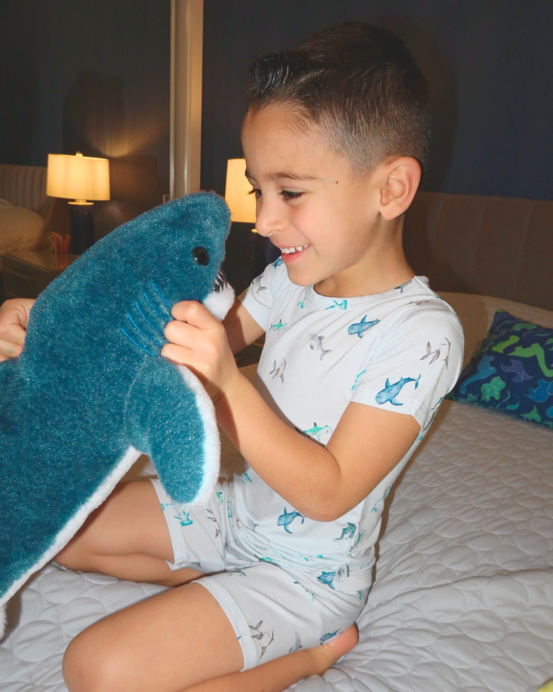 Boys Short Sleeve Pajama Set Sharky Snuggler