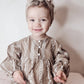Organic cotton bodysuit with embroidery